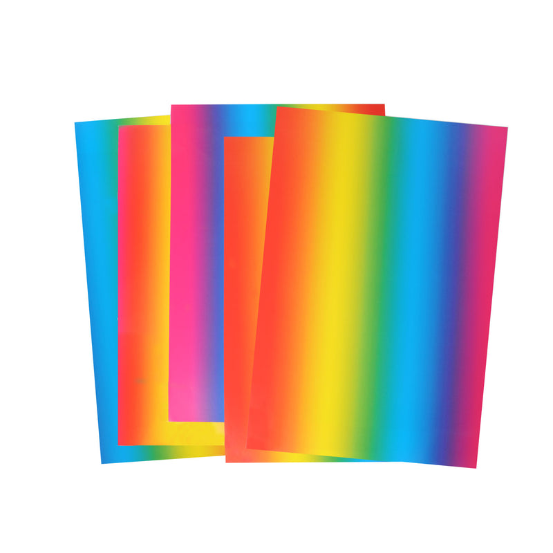 Pelikan Cut & Stick A4 Paper Gloss Fantasy Colours Single Sided - Pack of 10
