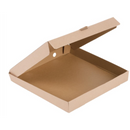 Pizza-Style Brown Shipping Box 33x33x5 cm
