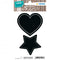Herma Heart & Star Blackboard Stickers - Pack of 4