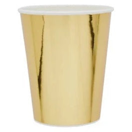 Unique Party Shiny Metallic 12Oz. / 355ml Cups - Pack of 8