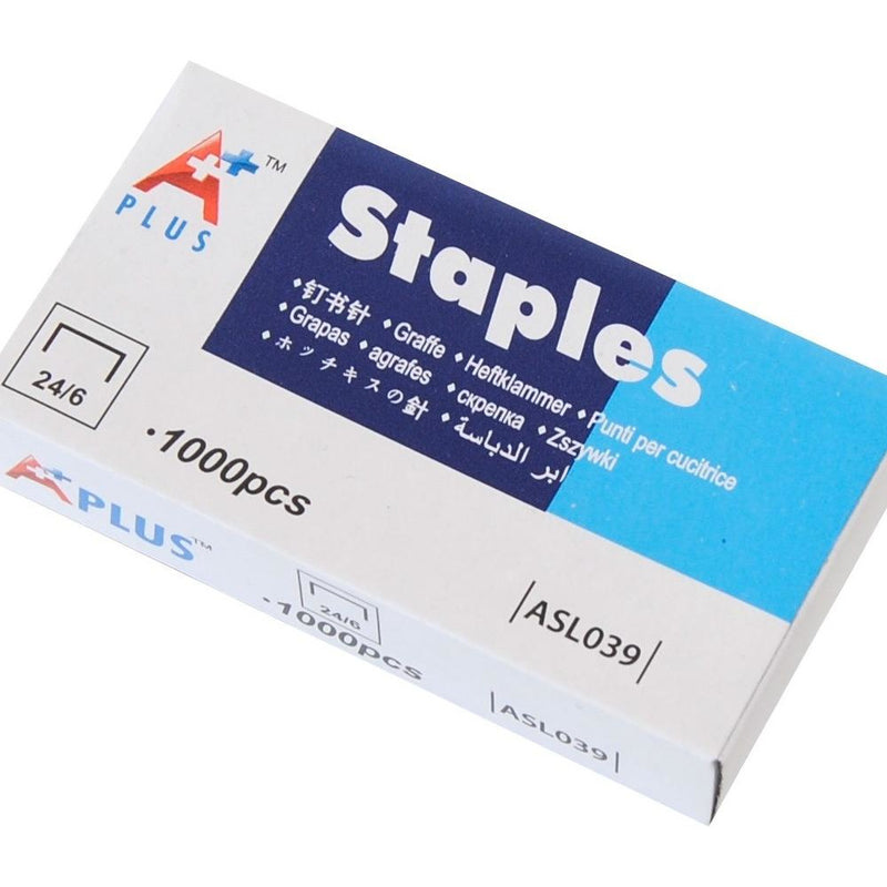 A-Plus 24/6 Staples - Pack of 10 Boxes