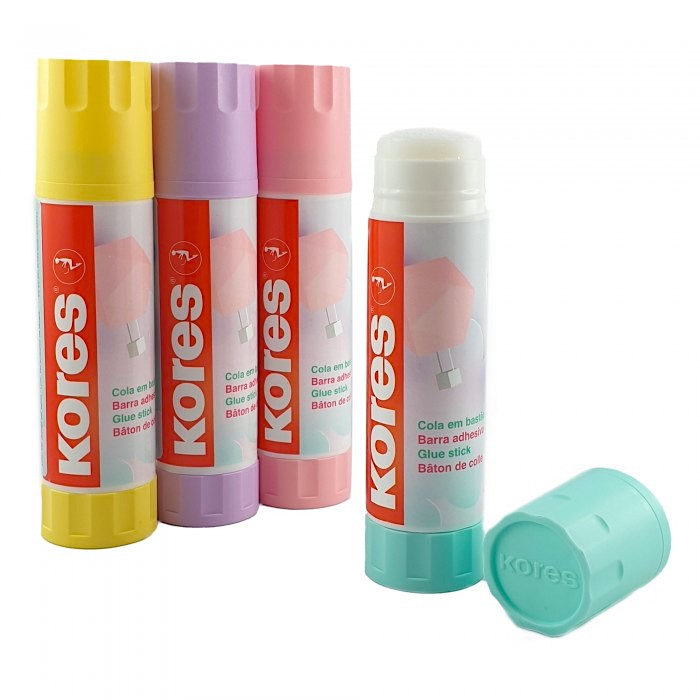 Kores Glue Stick 40g Pastels