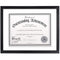 Malden Simple Black 8.5x11 Certificate  Frame