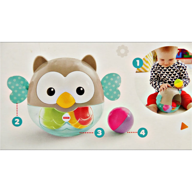 Fisher Price 2in1 Activity Chime Ball Owl