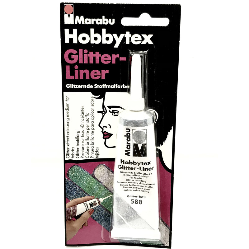 Marabu Fabric Glitter Liner