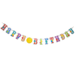 Unique Party Customizable Age Birthday Banner 2.13 m