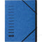 Pagna 12 Signature Divder Book Folder with Elastic Band - A4