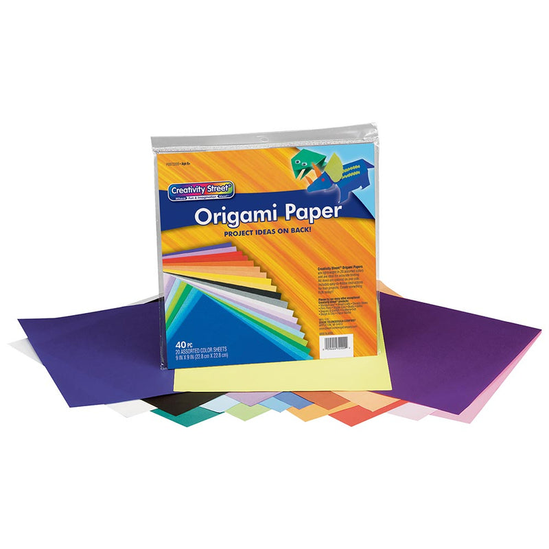 Pacon Creative Street 228x228mm Origami Paper - Pack of 40