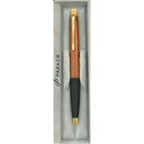 قلم حبر جاف باركر فرونتير برتقالي مسكة ذهبية