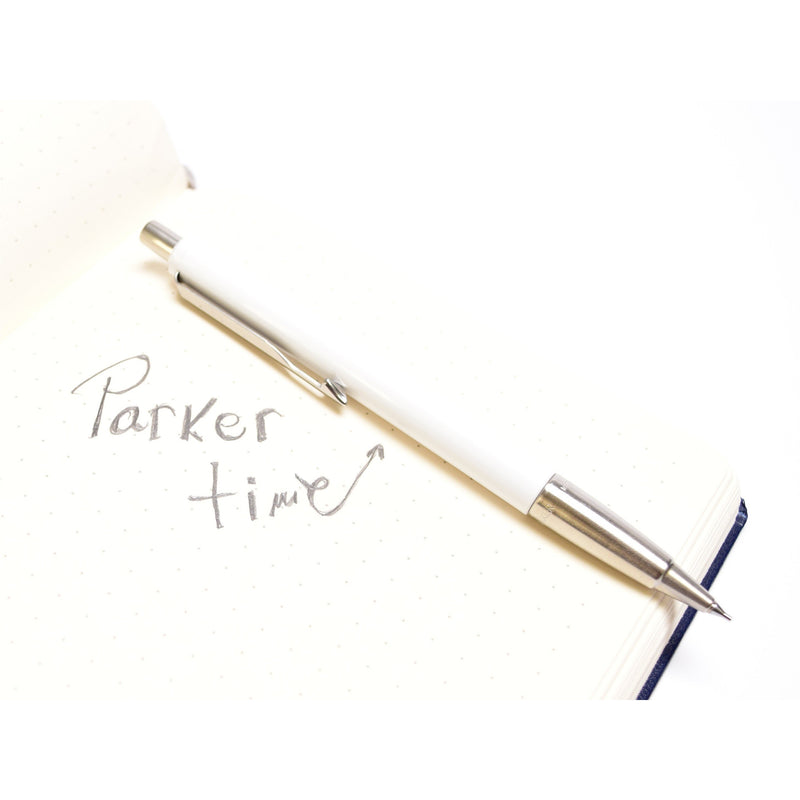 Parker Vector Classic White 0.5mm Mechanical Pencil with Eraser