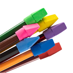 مجموعة محايات ملونة لرأس قلم الرصاص سعة ٥٠
