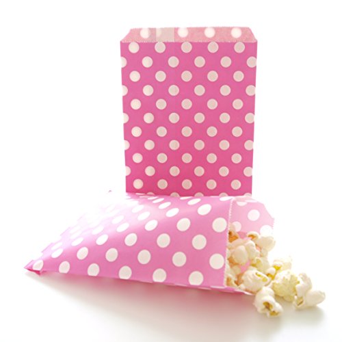 Amscan Party Paper Bags Polka Dots 17.8x10.9 cm  - Pack of 10