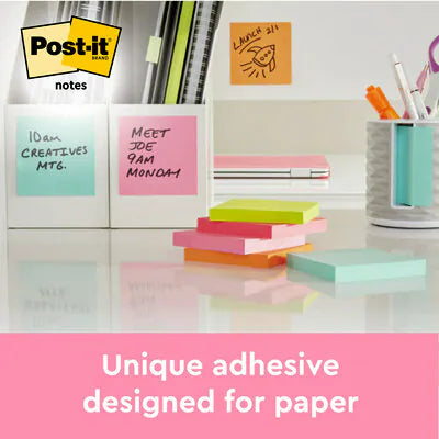 3M Post-it® Notes 1.5"x2" - Pack of 12 Colored (Assorted)