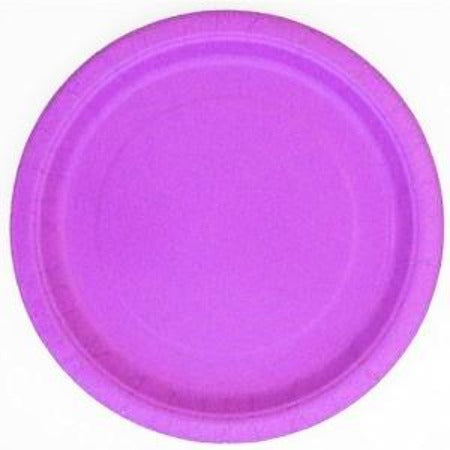 Unique Party Round Lunch Plates 23cm - Pack of 8