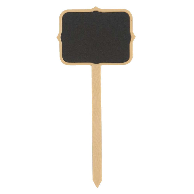 Unique Party Chalkboard Picks with Chalk 4x5x13 cm - Pack of 4
