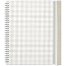 Enlivo Spiral Notebook 4mm Square Grid 80 Sheets