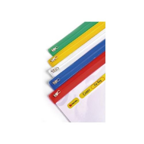 Rexel Transparent Zip Bag - A5