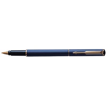 طقم أقلام باركر ريالتو ٨٨ كحلي مذهب مطلي عيار ٢٣  قيراط ريشة + جاف
