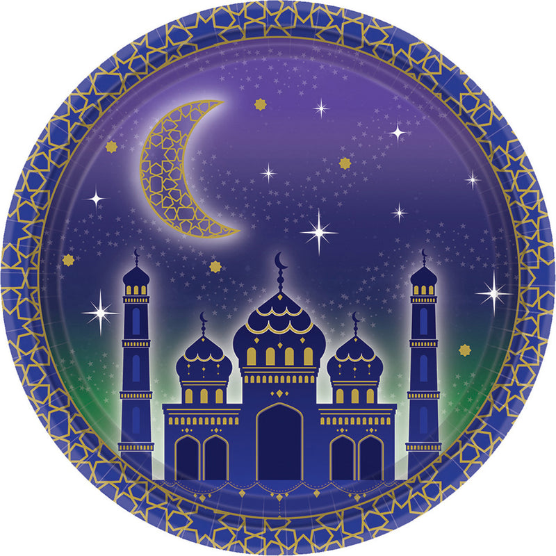 Amscan Ramadan Party Plater Decoration - Pack of 8
