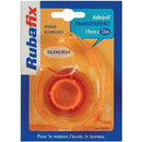 Rubafix Transparent Adhesive Tape + Dispenser 19mm x 7.5m - Pack of 3