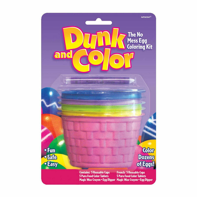 Amscan Dunk & Color Dye Easter Eggs Kit