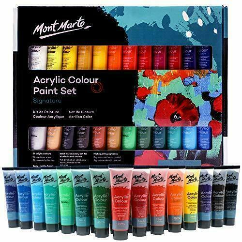Mont Marte Acrylic Paint Tube Set 24x36 ml