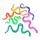 Unique Party Favors Stretchy Snakes - Pack of 8
