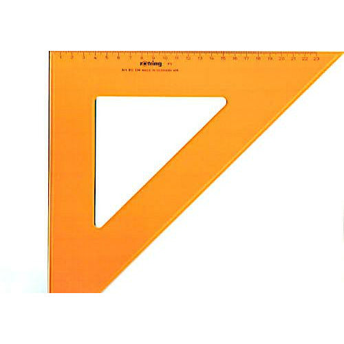 مثلث رسم روترنغ زاوية ٤٥ درجة طول ٣٦سم
