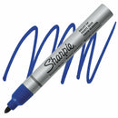 قلم ماركر رأس مدبب شاربي برميل لون ازرق
