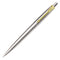 Parker Classic Mechanical Pencil - Stainless Steel (Gold Trim)