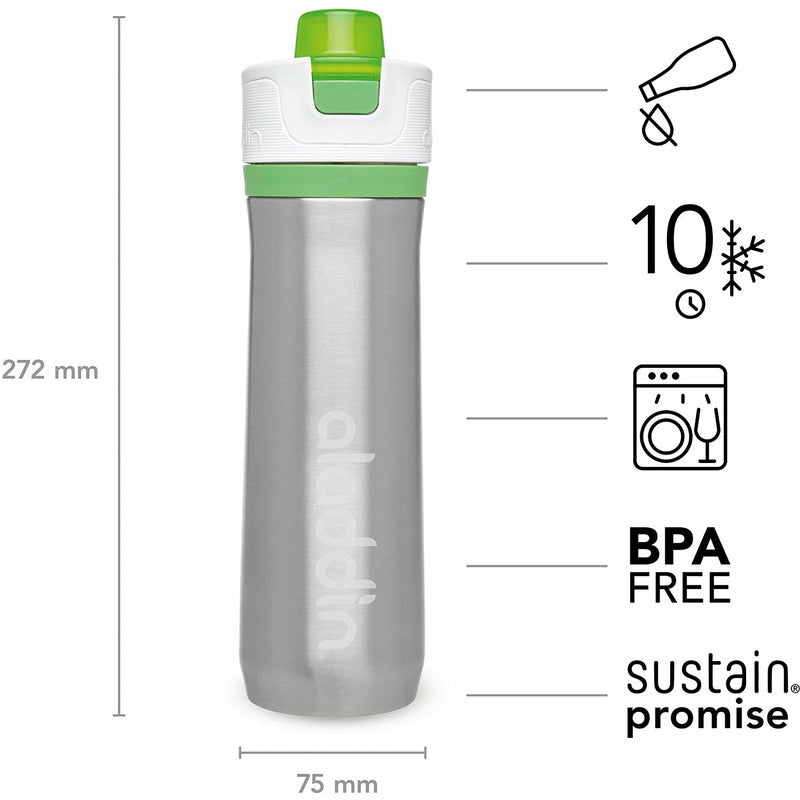 Aladdin 0.6L Stainless Steel Vacuum Water Bottle