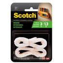 3M Scotch White Indoor Velcro Strip Fasteners - 19mm x 45.7 cm