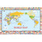 CampAp World Map & Flags Poster 50 X 70 cm