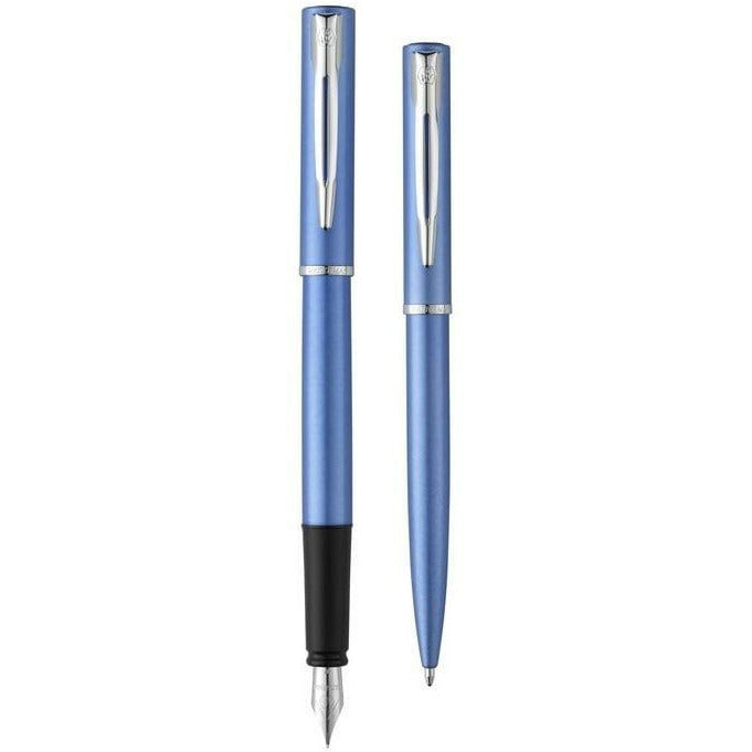 Waterman Allure Blue CT Fountain & Ballpoint Pen Set