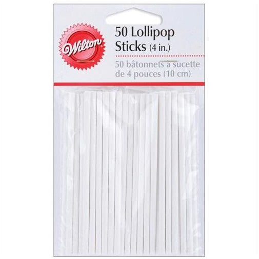 Wilton Lollipop Sticks (10 cm) - Pack of 50