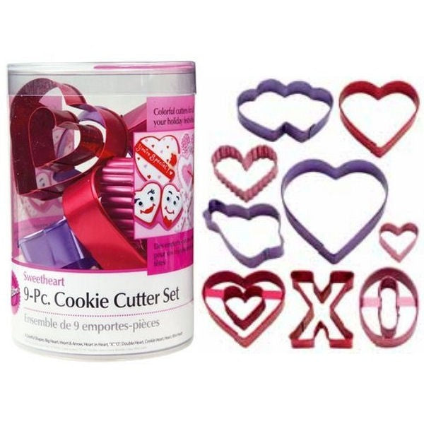 Wilton Valentine Cookie Cutter Set - 9 Pieces