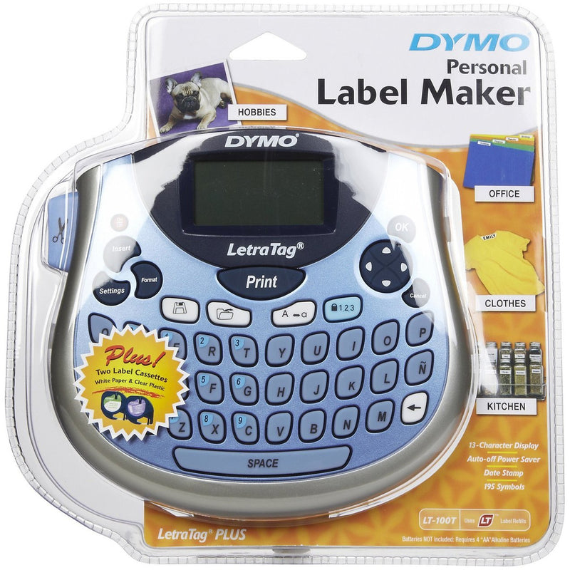 Dymo LETRATAG 12mm+Iron-On Label Maker - LT100T