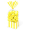 Amscan Party Favor Striped Cello Bags 27.3x8.3 cm - Pack of 10